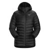 ArcTeryx Cerium LT Womens Down Hooded Jacket - Black -Outdoor Sport Store 072880XS 54b659bd c72e 4b1b 8d85 6d3fd334d593