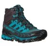 La Sportiva Ultra Raptor II Mid Wide GTX Womens Hiking Boot - Carbon/Topaz -Outdoor Sport Store 34D 900624 06 649647 1
