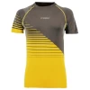 La Sportiva Complex Mens T-Shirt - Carbon/Yellow 1 La Sportiva Complex Mens T-Shirt - Carbon/Yellow -Outdoor Sport Store ComplexTMensCarbonYellowFront 01 373366