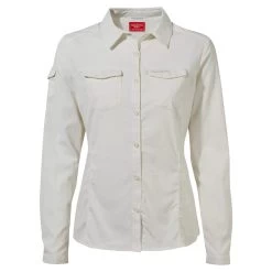 Craghoppers NosiLife Adventure II Womens Long Sleeve Shirt 21 Craghoppers NosiLife Adventure II Womens Long Sleeve Shirt -Outdoor Sport Store Craghoppers NosiLife Adventure II Womens LS Shirt Sea Salt