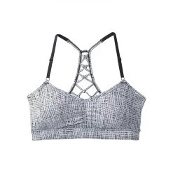 PrAna Elixir Womens Bra - White Print