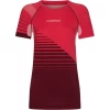 La Sportiva Escape Womens T-Shirt - Orchid/Wine -Outdoor Sport Store EscapeTOrchidWineFront 01 281744