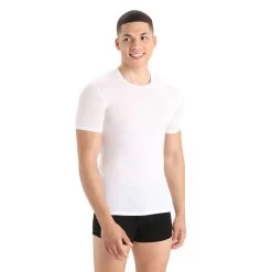 Icebreaker Anatomica Short Sleeve Crew Mens T-Shirt -Outdoor Sport Store Icebreaker Anatomica SS Crew Snow