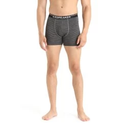 Icebreaker Anatomica Mens Boxers -Outdoor Sport Store Icebreaker Mens Anatomica Boxers Gritstone Heather
