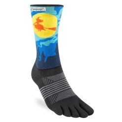 Injinji Spectrum Trail 2.0 Women's Midweight Crew Socks - Wicked