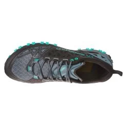 La Sportiva Bushido II Womens Trail Running Shoe - Slate/Aqua -Outdoor Sport Store La Sportiva Bushido II Womens Trail Running Shoe Slate Aqua Top 970030
