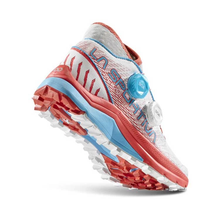 La Sportiva Jackal II Boa Womens Trail Running Shoe - White/Hibiscus 7 La Sportiva Jackal II Boa Womens Trail Running Shoe - White/Hibiscus - Image 5