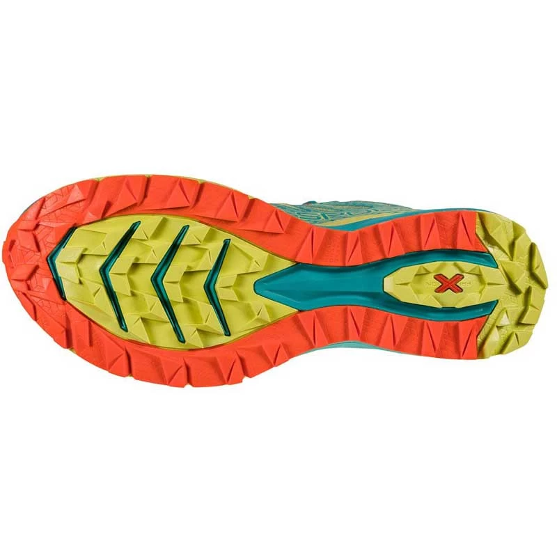 La Sportiva Jackal II Womens Trail Running Shoe - Lagoon/Green Banana 4 La Sportiva Jackal II Womens Trail Running Shoe - Lagoon/Green Banana - Image 2