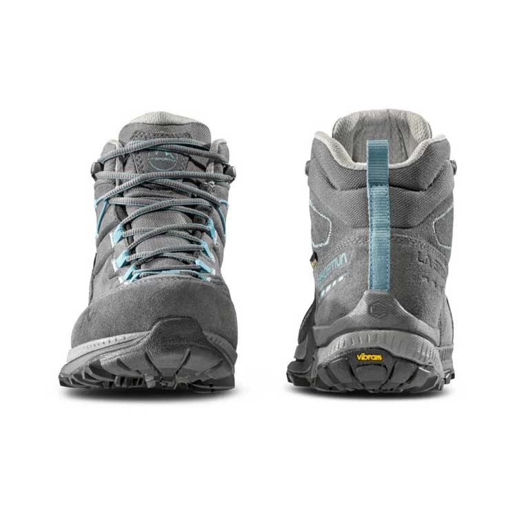 La Sportiva TX Hike Mid Leather GTX Womens Hiking Boot - Carbon/Lagoon 7 La Sportiva TX Hike Mid Leather GTX Womens Hiking Boot - Carbon/Lagoon - Image 5