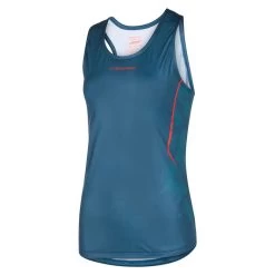 La Sportiva Pacer Womens Tank Top -Outdoor Sport Store La Sportiva Womens Pacer Tank Storm Blue 03