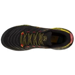 La Sportiva Akasha II Mens Trail Running Shoe - Black/Yellow -Outdoor Sport Store LaSportiva AkashaIIM Black Yellow 03
