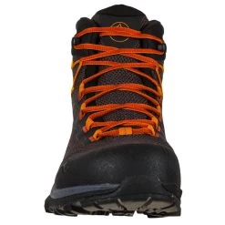 La Sportiva TX Hike Mid GTX Mens Hiking Shoe - Carbon/Saffron -Outdoor Sport Store LaSportiva TXHikeMidGTX Mens Carbon Saffron 5