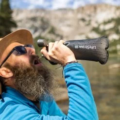 LifeStraw Peak Squeeze Bottle With Filter- 1L 14 LifeStraw Peak Squeeze Bottle With Filter- 1L -Outdoor Sport Store LifeStraw Peak Squeeze Bottle 1L Mountain Blue 03