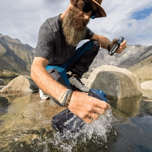 LifeStraw Peak Squeeze Bottle With Filter- 1L 8 LifeStraw Peak Squeeze Bottle With Filter- 1L - Image 6