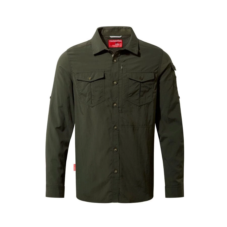 Craghoppers NosiLife Adventure II Mens Long Sleeve Shirt - Dark Khaki 3 Craghoppers NosiLife Adventure II Mens Long Sleeve Shirt - Dark Khaki