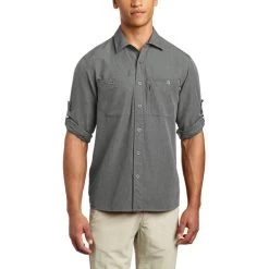 Outdoor Research Wayward Mens Long Sleeve - Charcoal