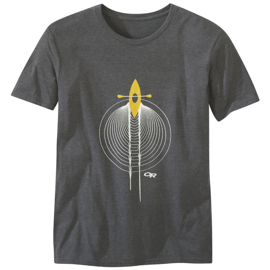 Outdoor Research Wakes Mens T-Shirt - Charcoal 3 Outdoor Research Wakes Mens T-Shirt - Charcoal