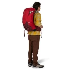Osprey Stratos 34 Litre Mens Hiking Daypack -Outdoor Sport Store Osprey Stratos 34 Mens Daypack Poinsetta Red 05