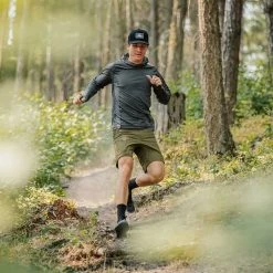 Outdoor Research Echo Mens Long Sleeve Hooded Top -Outdoor Sport Store Outdoor Research Echo Mens Long Sleeve Hooded Top Storm 01 170811