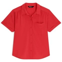 Outdoor Research Astroman Womens Short Sleeve Sun Shirt -Outdoor Sport Store Outdoor Research Womens Astroman SS Shirt Rhubarb 05