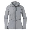 Outdoor Research Fifth Force Womens Hooded Zipped Top - Grey Heather -Outdoor Sport Store OutdoorResearchFifthForceWomensHoodedZippedTop 681924