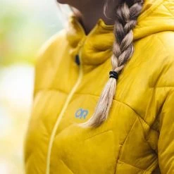 Outdoor Research SuperStrand LT Womens Hooded Jacket -Outdoor Sport Store OutdoorResearchSuperStrandLTWomensHoodedJacket Larch 02 604412