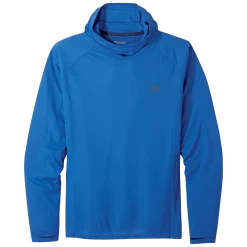 Outdoor Research Echo Mens Long Sleeve Hooded Top -Outdoor Sport Store OutdoorResearch EchoMensLongSleeveHoodedTop ClassicBlue 352974