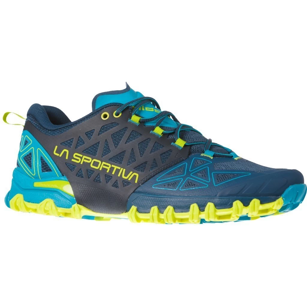 La Sportiva Bushido II Mens Trail Running Shoe - Opal/Apple Green 3 La Sportiva Bushido II Mens Trail Running Shoe - Opal/Apple Green