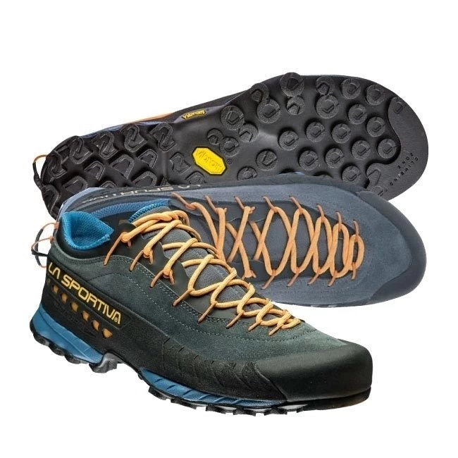 La Sportiva TX4 Mens Approach Shoe - Blue/Papaya 11 La Sportiva TX4 Mens Approach Shoe - Blue/Papaya - Image 9