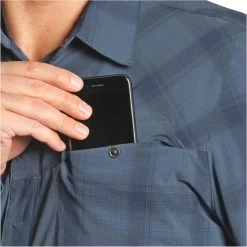 Outdoor Research Astroman Mens Short Sleeve Shirt -Outdoor Sport Store POS ORAstromanSSSSteelBlu dab8fde4 ff00 408a a795 f9f1ce9519b7 612960