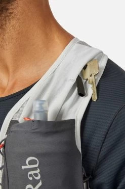 Rab Veil 2 Litre Lightweight Running Vest -Outdoor Sport Store RAB Veil 2 Litre Lightweight Running Vest Gargoyle Graphene 06