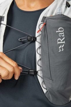 Rab Veil 2 Litre Lightweight Running Vest -Outdoor Sport Store RAB Veil 2 Litre Lightweight Running Vest Gargoyle Graphene 07