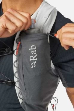 Rab Veil 2 Litre Lightweight Running Vest -Outdoor Sport Store RAB Veil 2 Litre Lightweight Running Vest Gargoyle Graphene 09