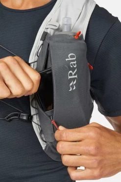 Rab Veil 6 Litre Lightweight Running Vest -Outdoor Sport Store RAB Veil 6 Litre Lightweight Vest Gargoyle Graphene 05