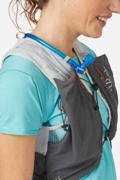 Rab Veil 6 Litre Lightweight Running Vest -Outdoor Sport Store RAB Veil 6 Litre Lightweight Vest Gargoyle Graphene 09