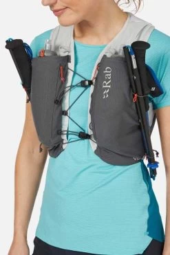 Rab Veil 6 Litre Lightweight Running Vest -Outdoor Sport Store RAB Veil 6 Litre Lightweight Vest Gargoyle Graphene 12