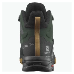 Salomon X Ultra 4 MID GTX Mens Hiking Boot - Green Gables/Black/Cumin -Outdoor Sport Store Salomon X Ultra 4 MID GTX Mens Hiking Boot Green Gables Black Cumin Back 549470