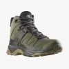 Salomon X Ultra 4 MID GTX Mens Hiking Boot -Deep Lichen Green/Peat/Kelp -Outdoor Sport Store Salomon X Ultra 4 Mid GTX Mens Hiking Boot Deep Lichen Green Peat Kelp 05