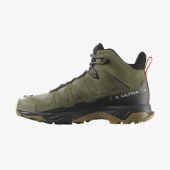 Salomon X Ultra 4 MID GTX Mens Hiking Boot -Deep Lichen Green/Peat/Kelp -Outdoor Sport Store Salomon X Ultra 4 Mid GTX Mens Hiking Boot Deep Lichen Green Peat Kelp 08