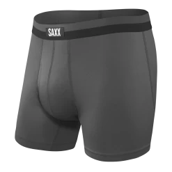 SAXX Sport Mesh Mens Boxer Fly Brief - Graphite