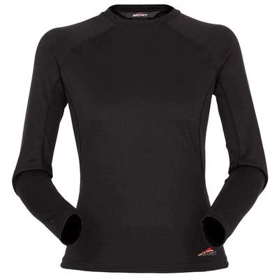 Mont Power Dry Crew Womens Long Sleeve Thermal Top - Black 3 Mont Power Dry Crew Womens Long Sleeve Thermal Top - Black