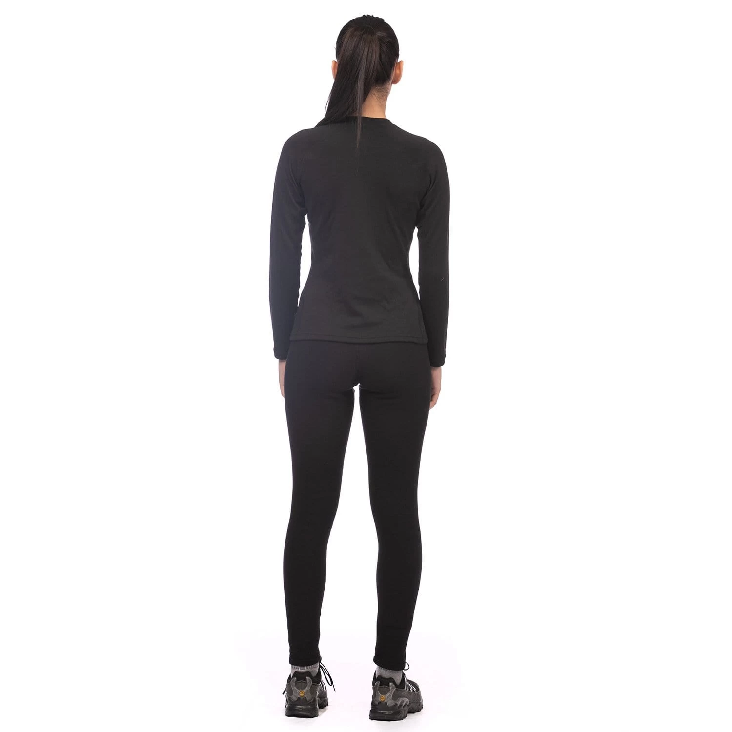 Mont Power Dry Crew Womens Long Sleeve Thermal Top - Black 5 Mont Power Dry Crew Womens Long Sleeve Thermal Top - Black - Image 3