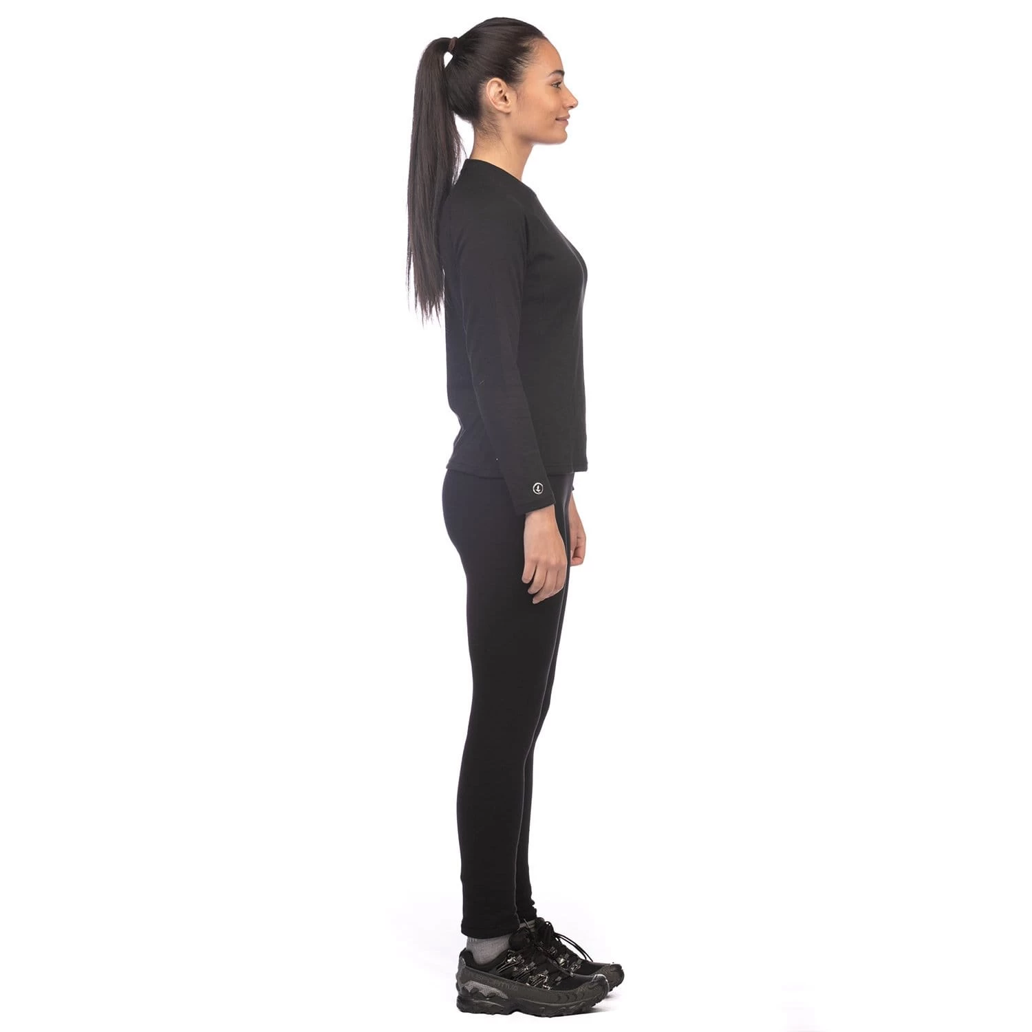 Mont Power Dry Crew Womens Long Sleeve Thermal Top - Black 6 Mont Power Dry Crew Womens Long Sleeve Thermal Top - Black - Image 4