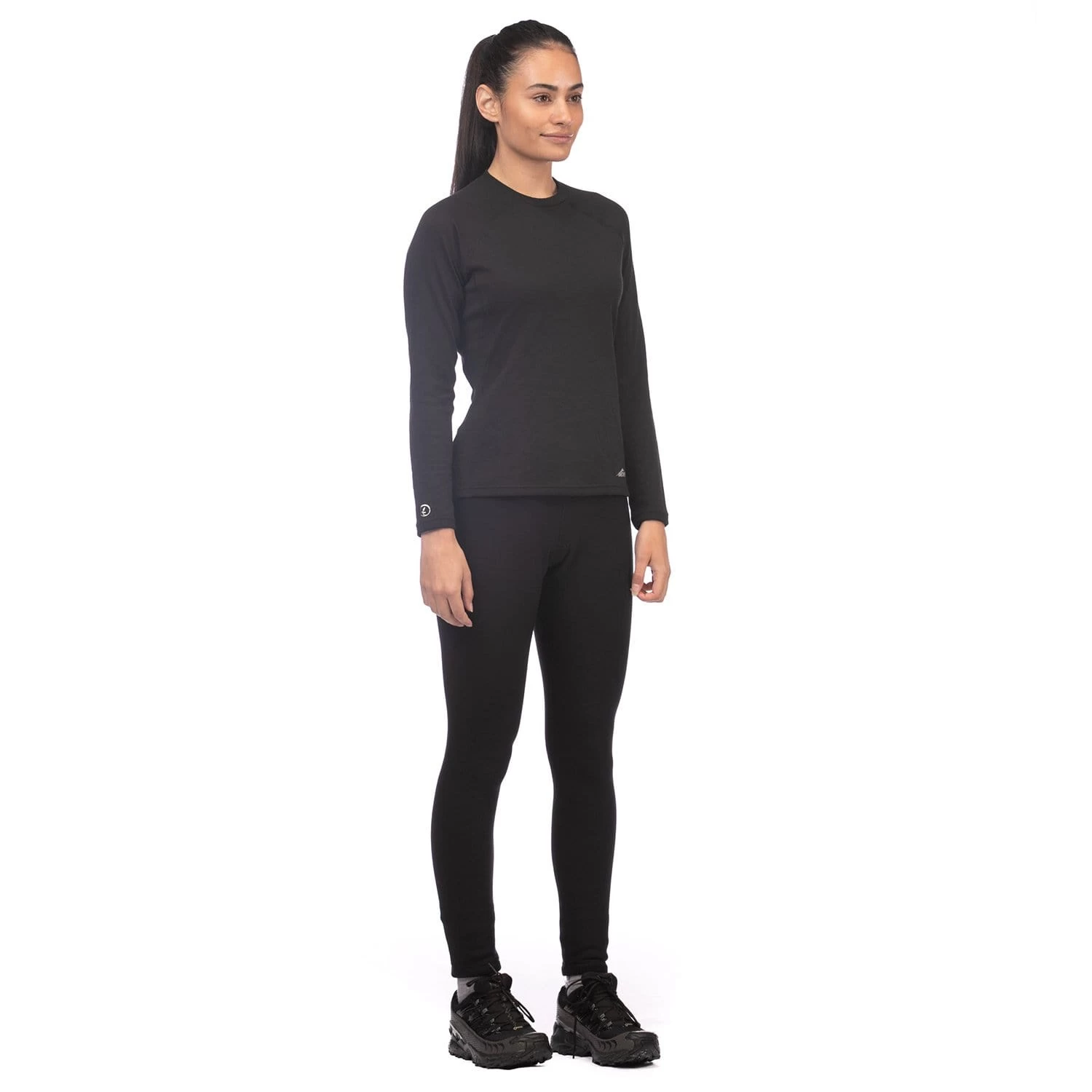 Mont Power Dry Crew Womens Long Sleeve Thermal Top - Black 7 Mont Power Dry Crew Womens Long Sleeve Thermal Top - Black - Image 5