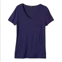 PrAna Hildi Womens Short Sleeve Top -Outdoor Sport Store prAnaHildiTopWomens Indigo 01