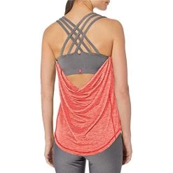 PrAna Waterfall Womens Tank Top -Outdoor Sport Store prAnaWomensWaterfallTank FieryRed 2