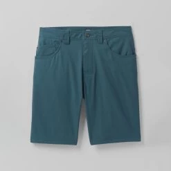 PrAna Brion II Mens Shorts 9 Inseam -Outdoor Sport Store prana Brion II Mens Shorts Grey Blue 01 607132